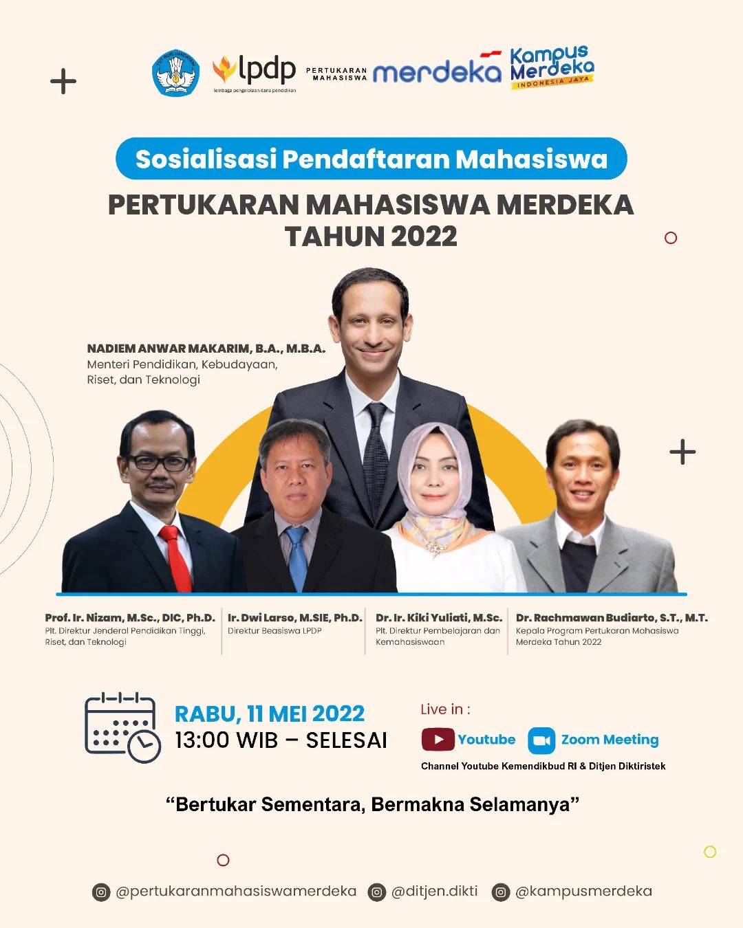 Sosialisasi Pertukaran Mahasiswa Merdeka 2